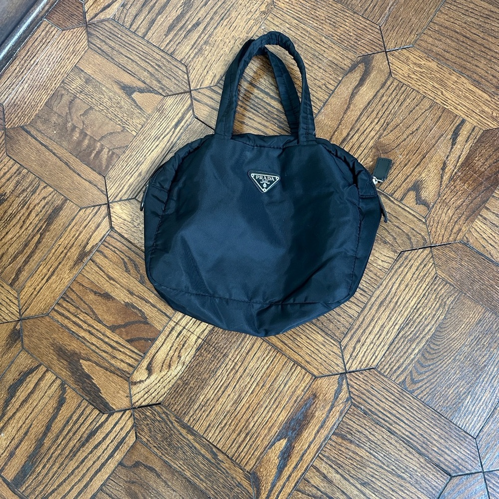 Prada Black Nylon Handbag